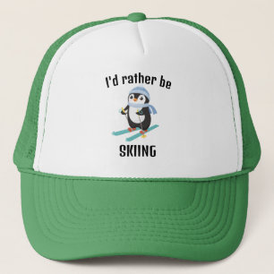 Skiing Snow Sports Design Hat