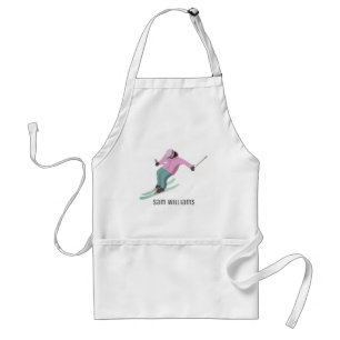 Skiing Standard Apron