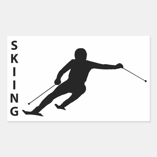 Skiing Sticker (Front)