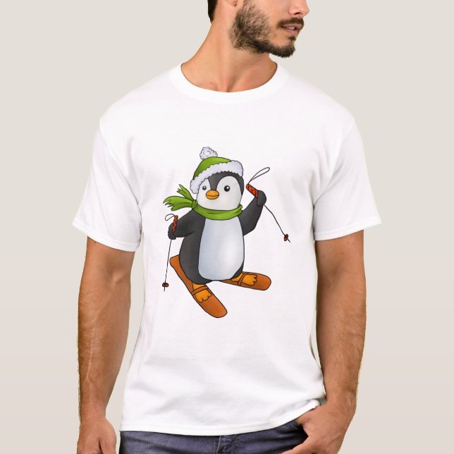 Skiing T-Shirt (Front)