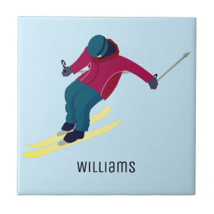 Skiing Tile