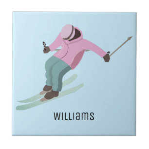 Skiing Tile