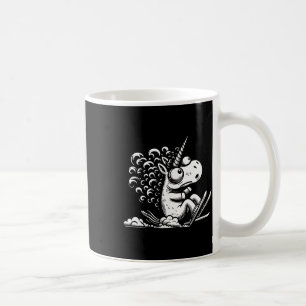 Skiing Unicorn Funny Snow Mountain Slope Coffee Mug
