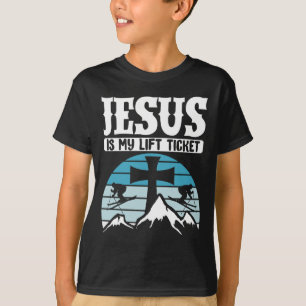 Skiing Warning: I Ski At Your Own Risk Skier T-Shirt