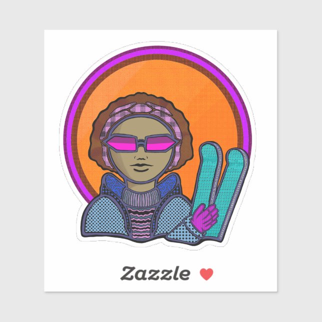 Skiing winter (Sheet)