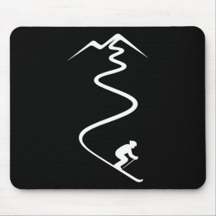 Skiing Winter Sport Ski Mountain  Mouse Pad