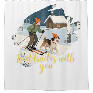 Skiing with My Best Friend Vintage