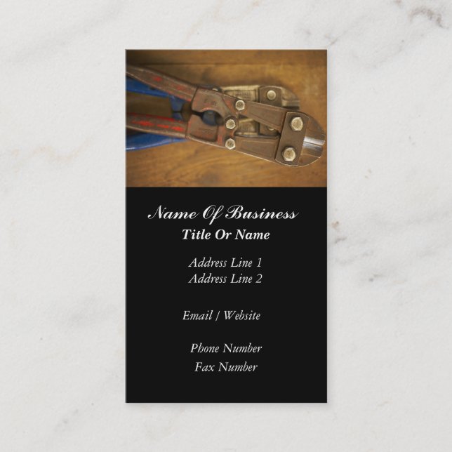 Skilled Labour Business Card (Front)