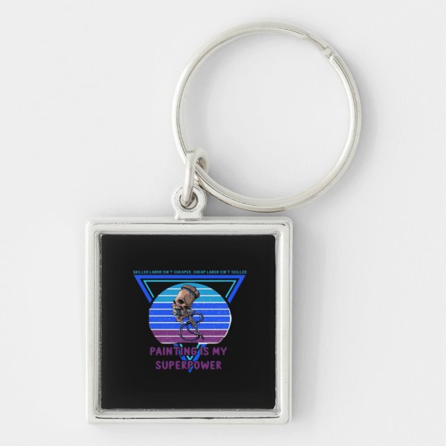 Skilled Labour Isn’t Cheap Essential Keychain (Front)