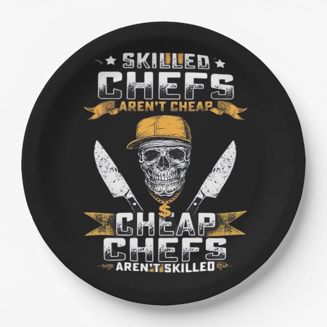 Skilled Labour Isn’t Cheap - Skilled Carpenters Ar Paper Plate (Front)