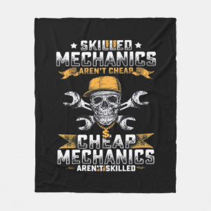 Skilled Mechanics Aren’t Cheap Essential Fleece Blanket