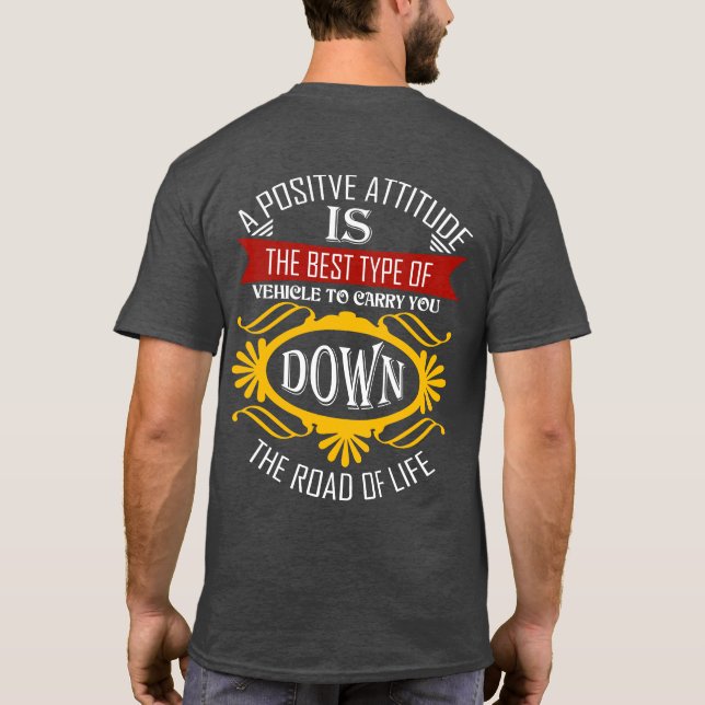 SKILLHAUSE - POSITIVE ATTITUDE T-Shirt (Back)
