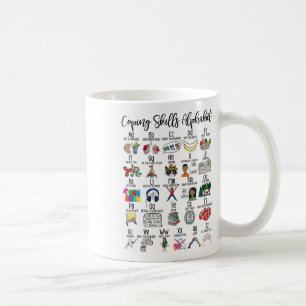 Skills Alphabet Mental Health Awareness Counsellor Coffee Mug