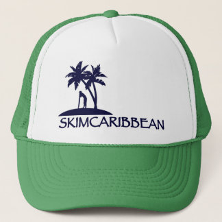 Skimcaribbean palm logo foamy hat