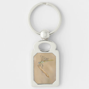 Skimmer Dragonfly Insect Female (CC BY 4.0) Keychain