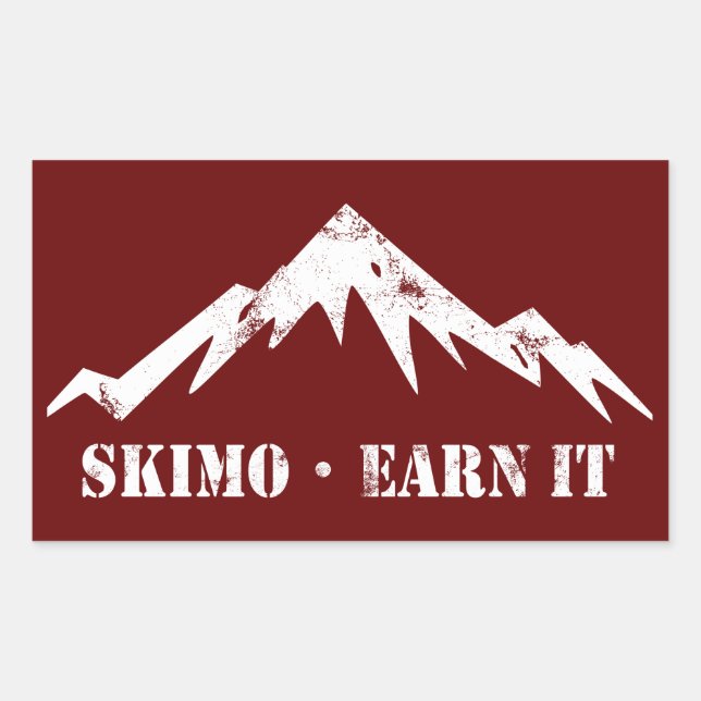 Skimo, Earn It Sticker (Front)