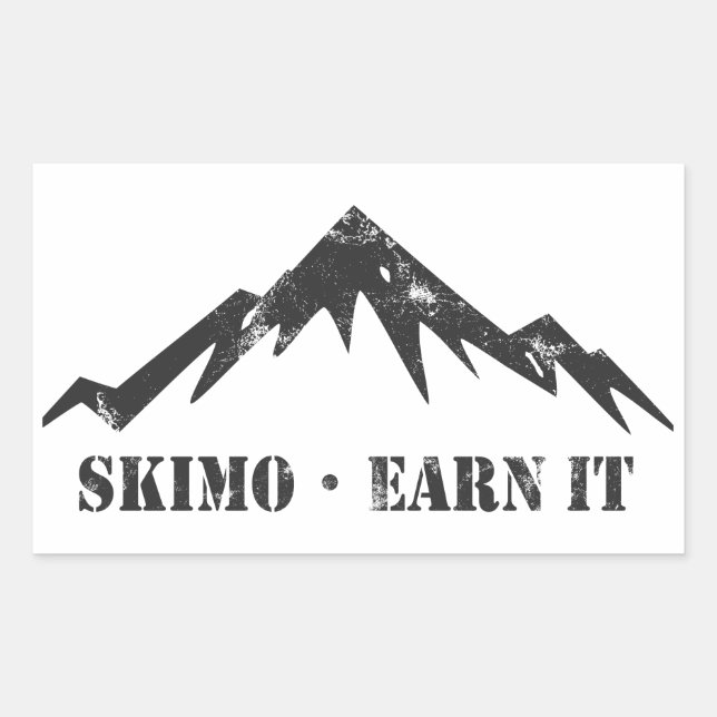 Skimo, Earn It Sticker (Front)