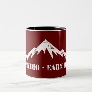Skimo, Earn It Two-Tone Coffee Mug