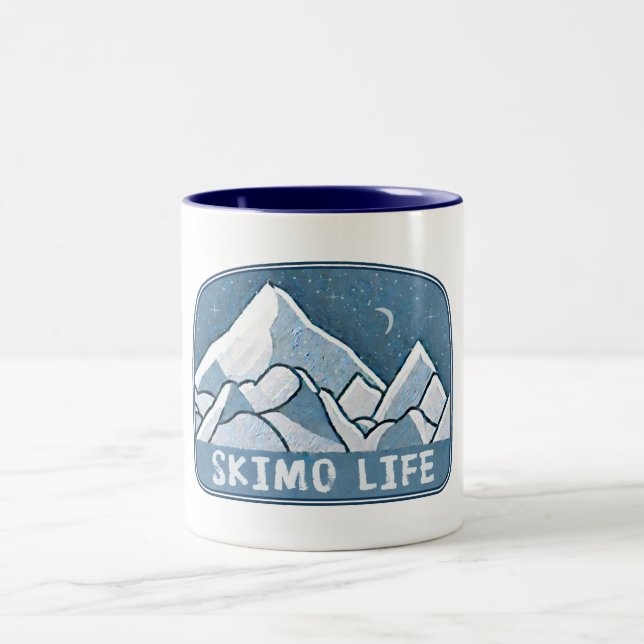 Skimo Life Two-Tone Coffee Mug (Center)