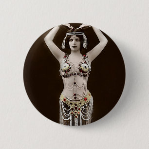 Skimpy Egyptian Costume 2 Inch Round Button