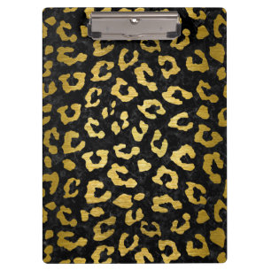 SKIN5 BLACK MARBLE & GOLD BRUSHED METAL (R) CLIPBOARD