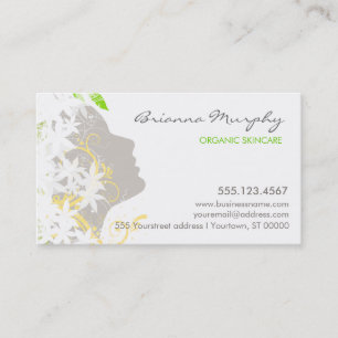 Skin and Hair Care Beauty Business Card