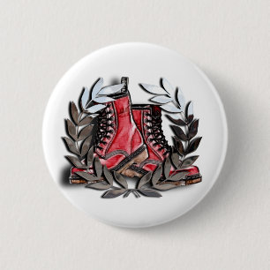 Skin Boots 2 Inch Round Button