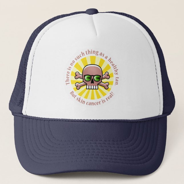 Skin Cancer is Real Trucker Hat (Front)