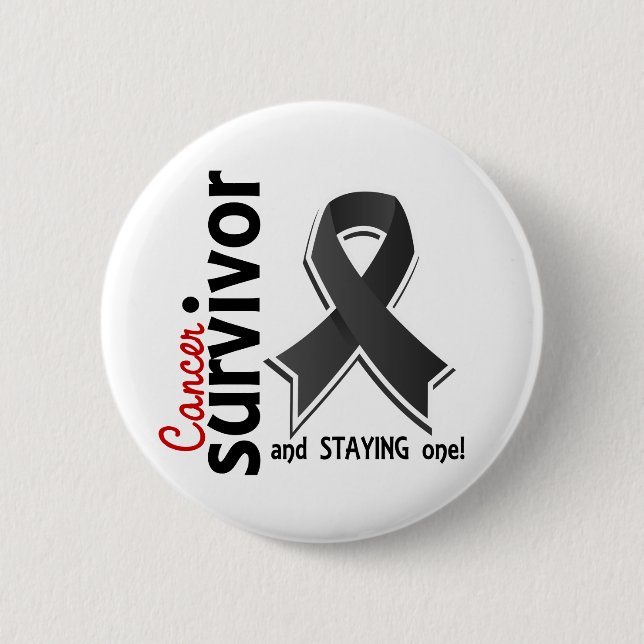 Skin Cancer Survivor 19 2 Inch Round Button (Front)