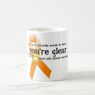 Skin Cancer Survivor D5 :: You're Clear Coffee Mug