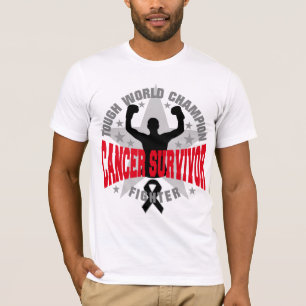 Skin Cancer Tough World Champion Survivor T-Shirt