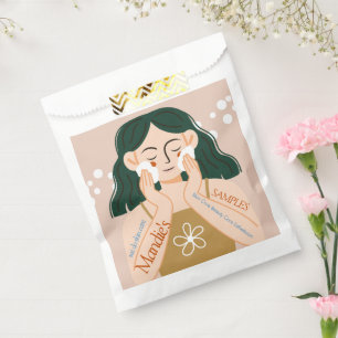Skin Care Aesthetician Business Salon Spa Samples  Favour Bag