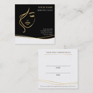 Skin care & Beauty Appointment Card