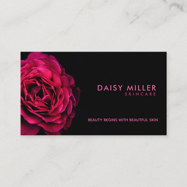 Skin Care & Cosmetics Slogans Business Cards (Front)