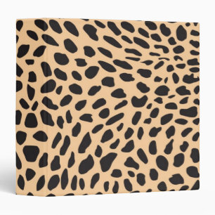 Skin cheetah decor binder