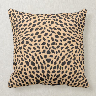 Skin cheetah decor throw pillow