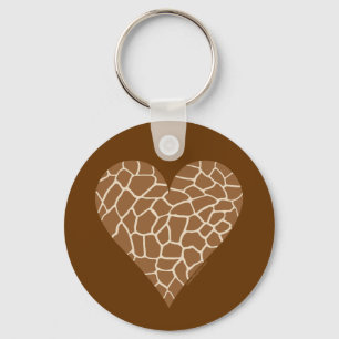 Skin Pattern, Colours of the Giraffe Keychain
