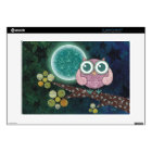 Peau de minuit d'ordinateur portable de hibou