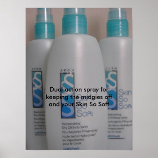 Skin So Soft 001, Dual action spray for keeping... Poster
