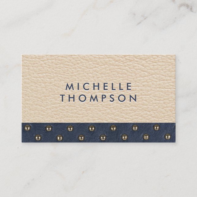 Skin | Upholstery Leather Business Card (Front)
