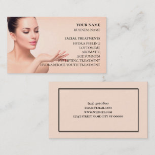 Skincare & Beauty Salon Business Card