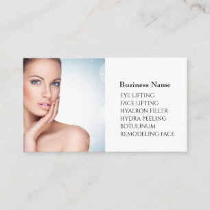 Skincare & Beauty Salon Visitenkarte  Business Card