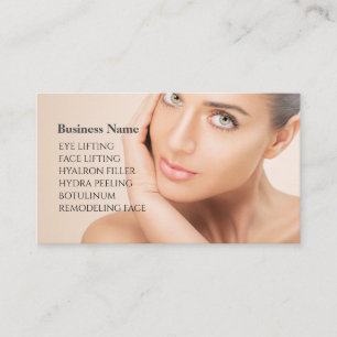 Skincare & Beauty Salon Visitenkarte  Business Card