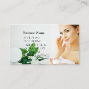 Skincare & Beauty Salon Visitenkarte  Business Card