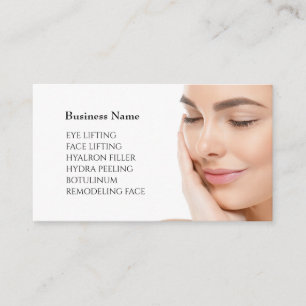 Skincare & Beauty Salon Visitenkarte  Business Card
