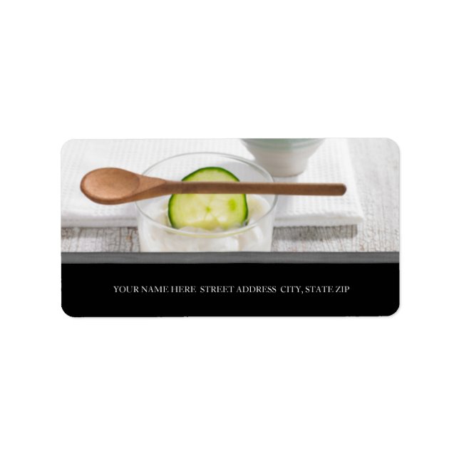 Skincare Business Address Labels (Front)