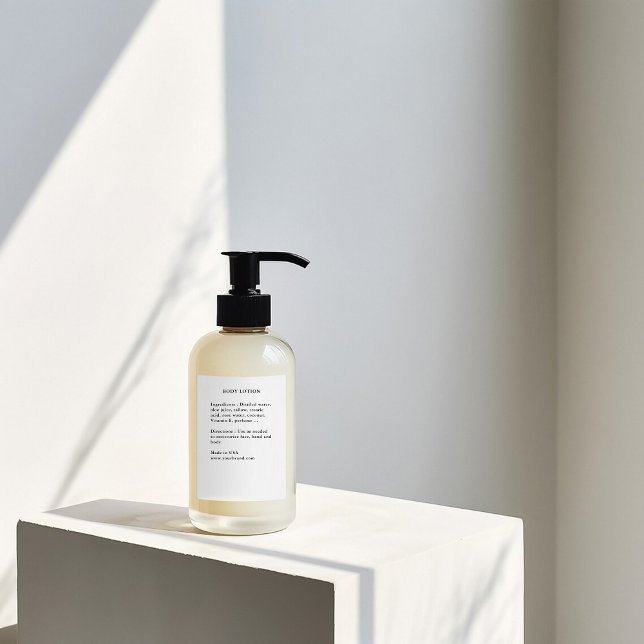 Skincare Product Ingredient Label (Creator Uploaded)