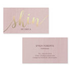 Skincare Salon Spa Aesthetician Gold Typography