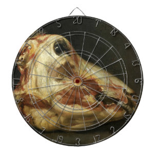 Skinned Head of a Young Bull by Boselli Dart Board