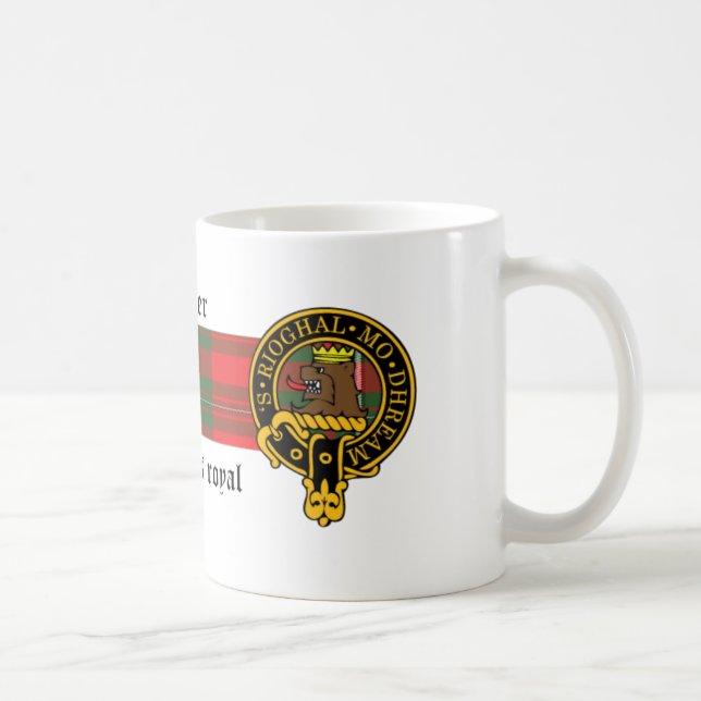 Skinner Scottish crest and Tartan mug (Right)